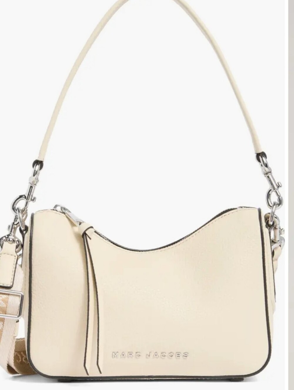 Marc Jacobs Cream Drifter Shoulder Bag